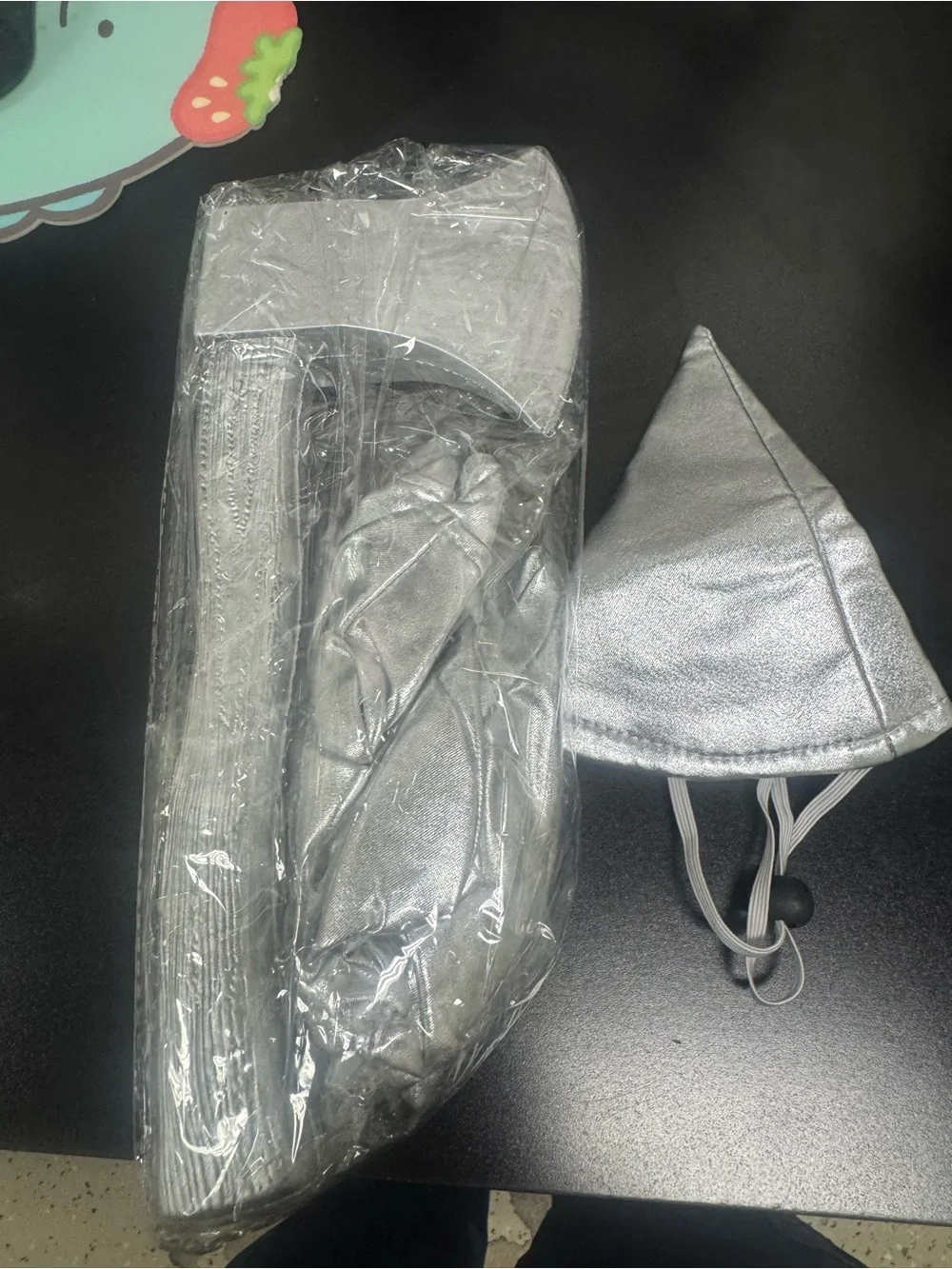 Pets- Halloween dog costume Tin Man w/ hat and axe accessory size small